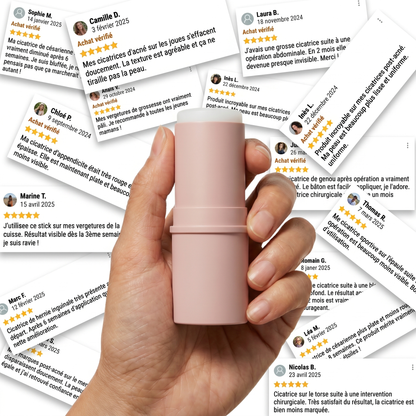 Stick Dermocosmétique pour Cicatrices & Vergetures