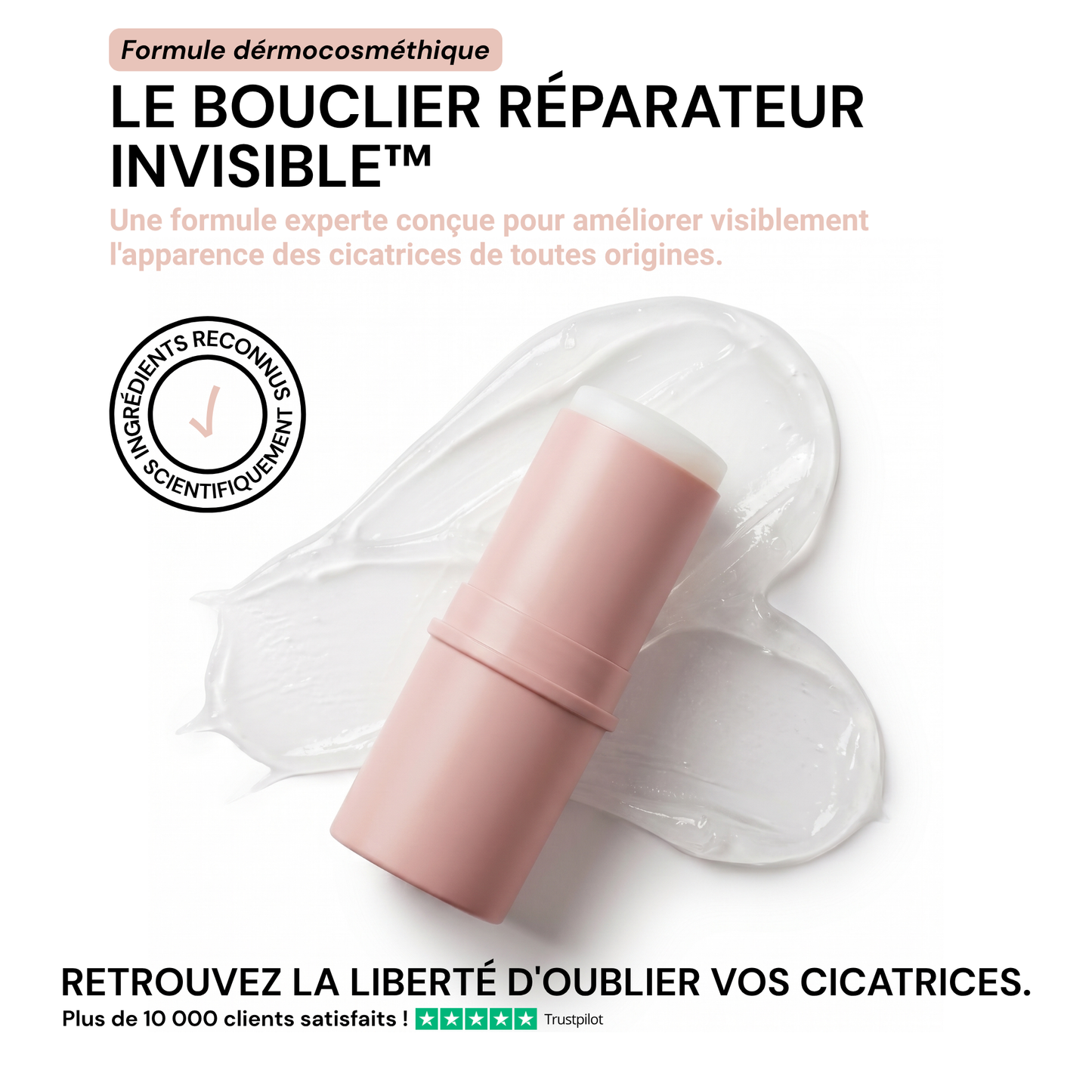 Stick Dermocosmétique pour Cicatrices & Vergetures